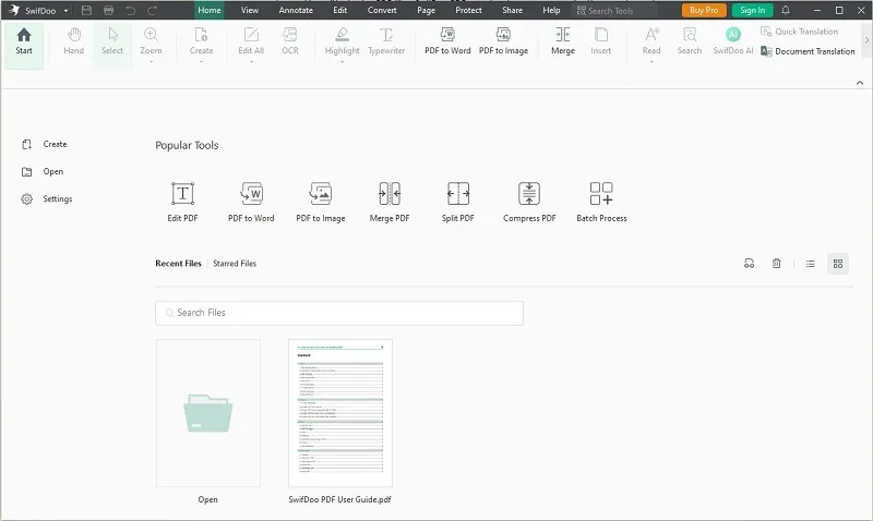 Features of SwifDoo PDF