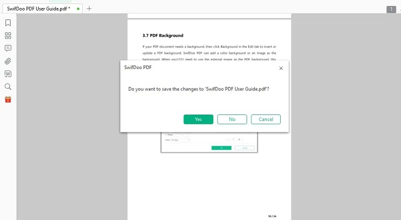 edit a PDF by using SwifDoo PDF